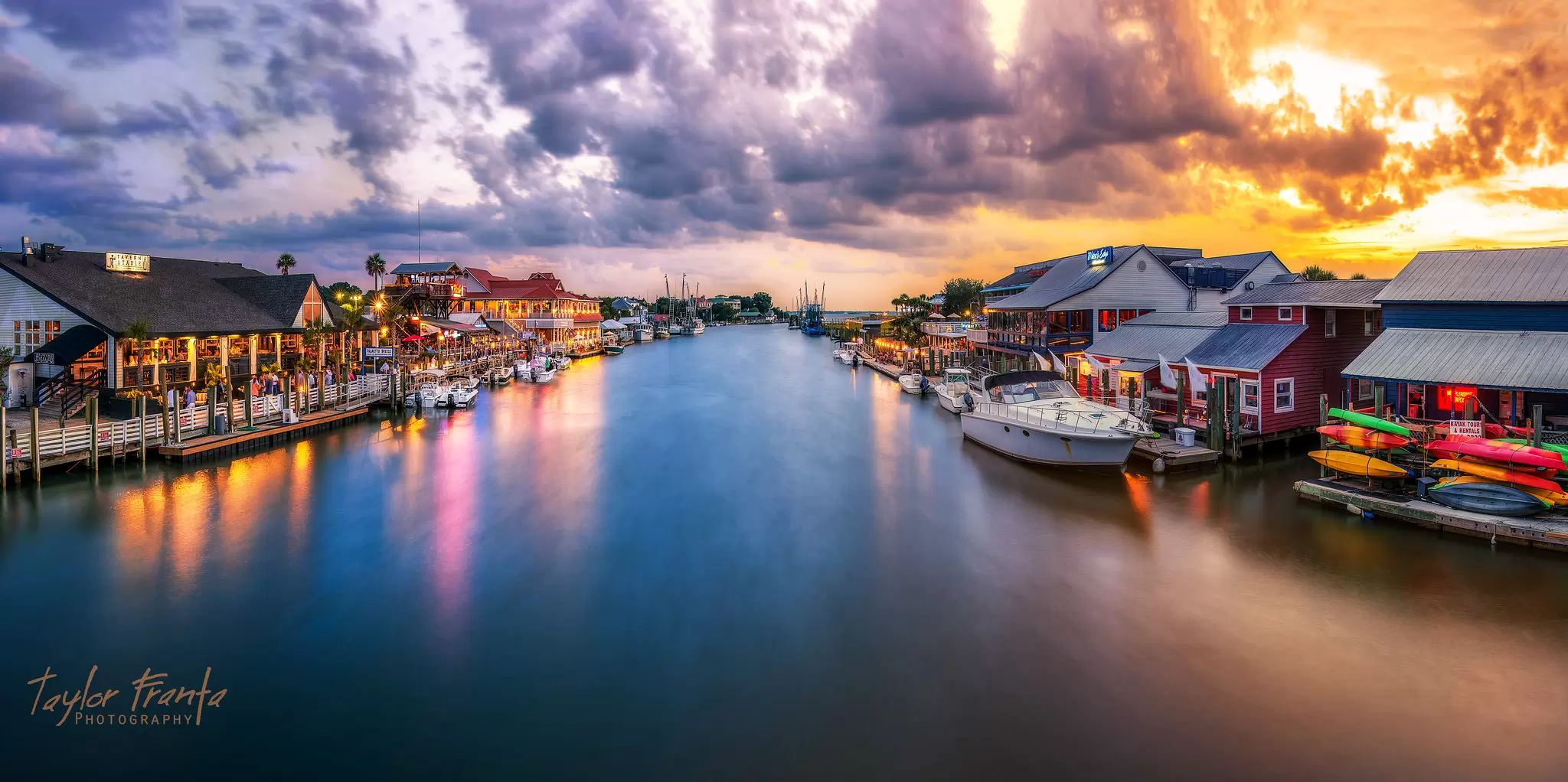 Marina at Shem-Creek in Mount Pleasant, SC.